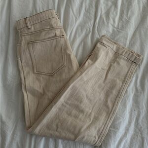 Brand new Moon river Cream denim pants trousers